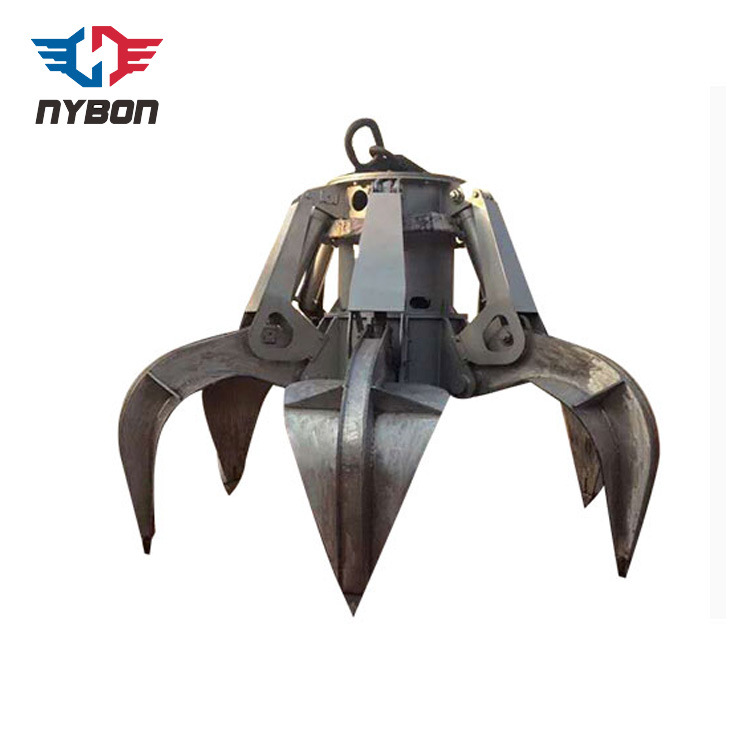 China 
                Rope Six Petal Four Wire Rope Hydraulic Grab for Steel Factory
             supplier