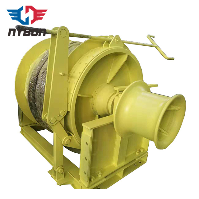 Single Drum 10 Ton Hydraulic Anchor Mooring Winch with Warping Drum
