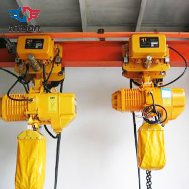 Stainless Steel 5 Ton 10 Ton Motorized Trolley Electric Chain Lifting Hoist with Remote Control