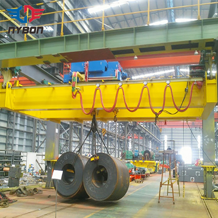 China 
                Stahlwerk Doppelträger Brückenkrane zum Anheben von Stahlspule
             Lieferant