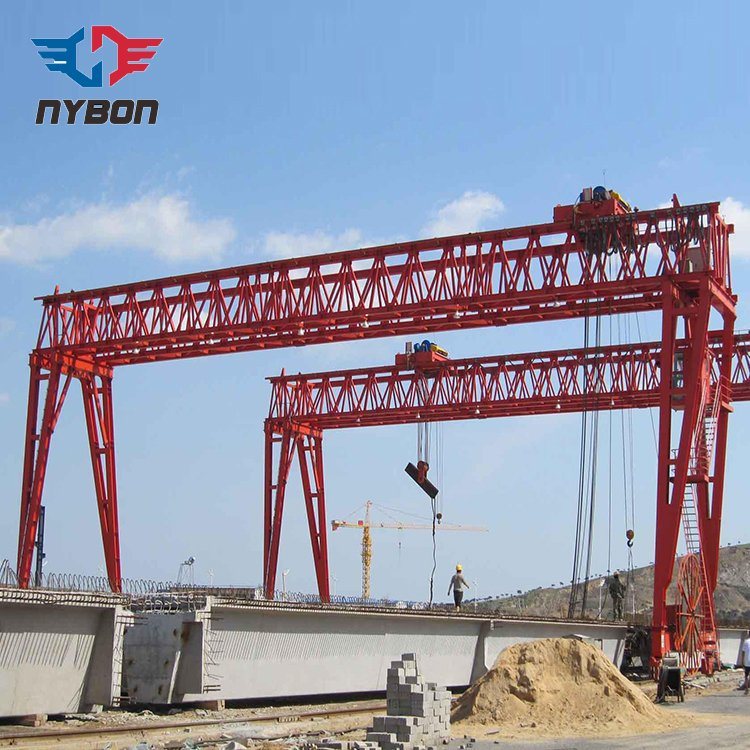 Trussed Leg Double Girder Low Price Easy to Assemble Gantry Crane with Lifting Mechanism