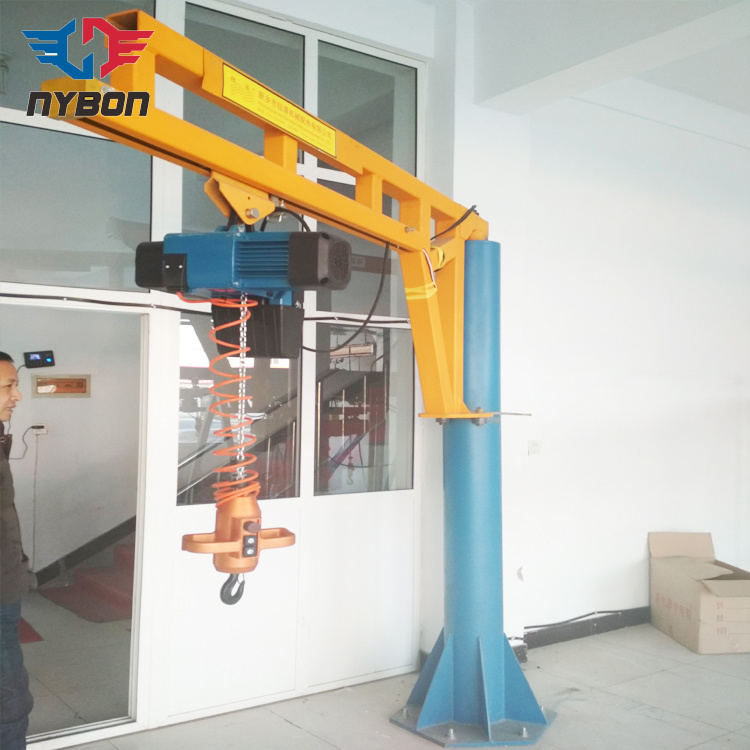 Vanbon High Quality Manual Rotating Arm Lift Crane with Jib Crane Drawing