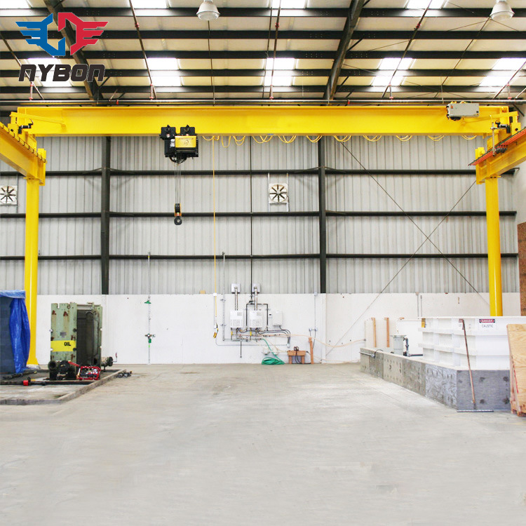 Workshop Electric Bus Bar Single Girder Overhead Crane with Current Collector