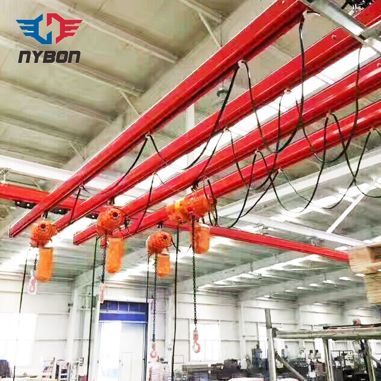 China 
                Werkplaats Suspension flexibele kraan Kbk Rail overhead Bridge kraan met Licht gebruik
             leverancier