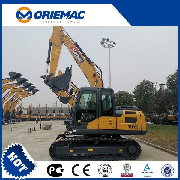 10-15ton Excavator Xe135D 13ton Hydraulic Medium Crawler Excavator