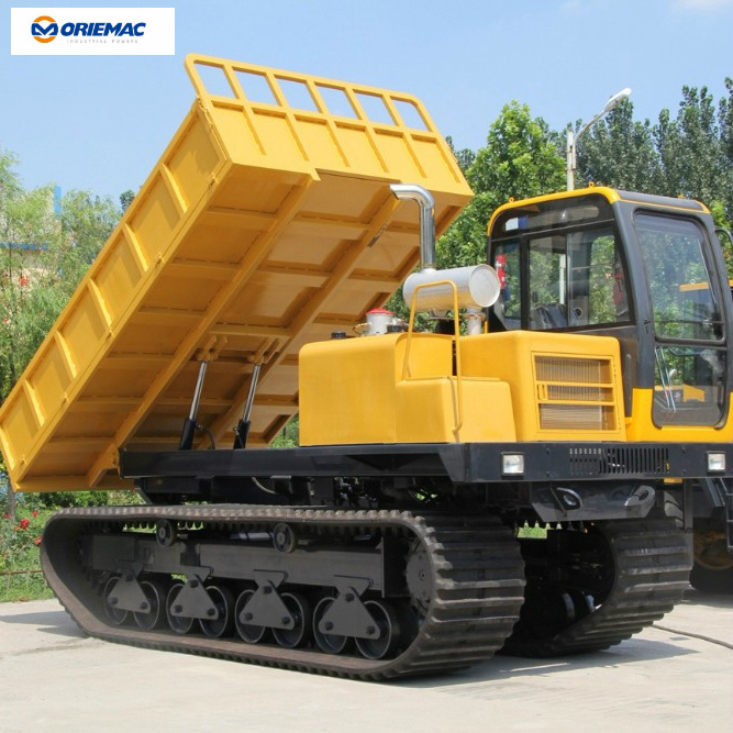 10 Ton Morooka Rubber Steel Track Dump Truck Crawler Dumper for Indonesia Palm