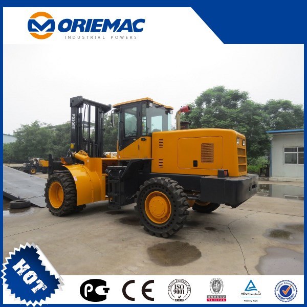 10ton Big 4WD hydraulic Rough Terrain Forklift