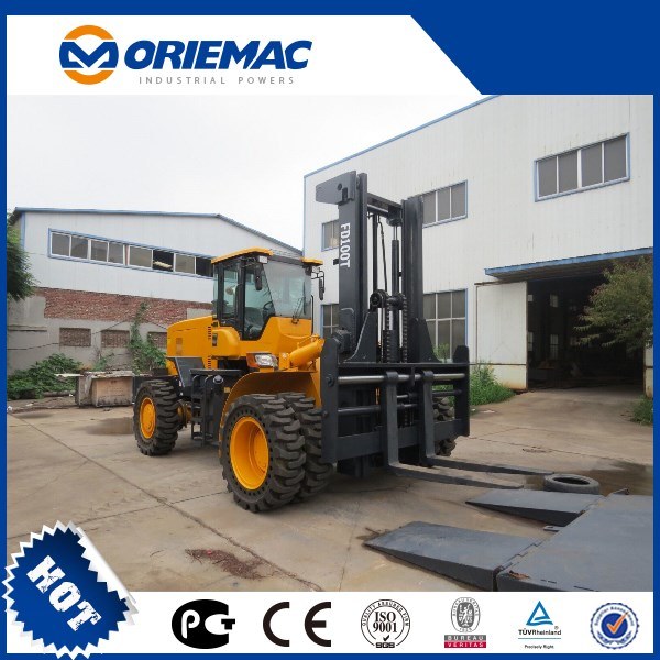 10ton Rough Terrain Forklift with Pilot Control and Side Shift