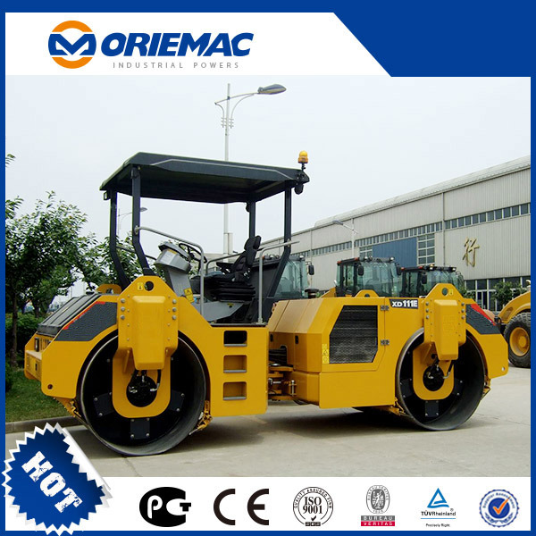 China 
                12 toneladas de rodillo compactador vibratorio de tambor doble Xd121e para la venta
             proveedor