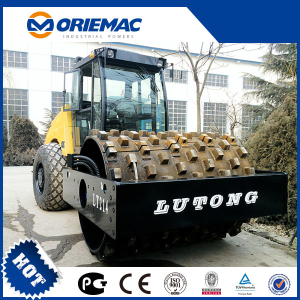 14 Tons Lutong Hydraulic Single Drum Vibratory Road Roller Ltd214h