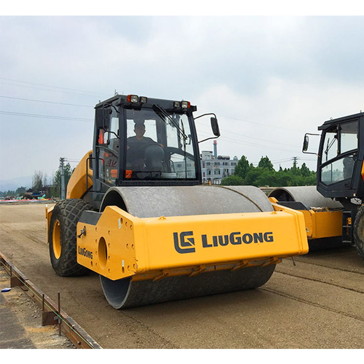 18 Ton Single Drum Vibratory Road Roller Liugong Clg6118e with Sheep Feet Roller