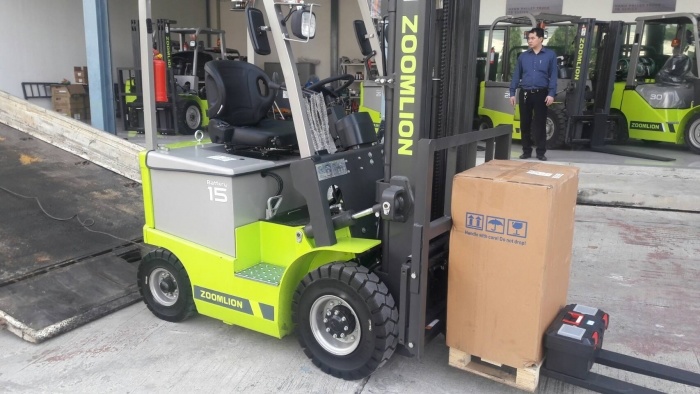 2020 Zoomlion Battery Forklift 1ton 1.5 Ton 2 Ton 2.5ton Electric Fork Lift Forklift for Sale