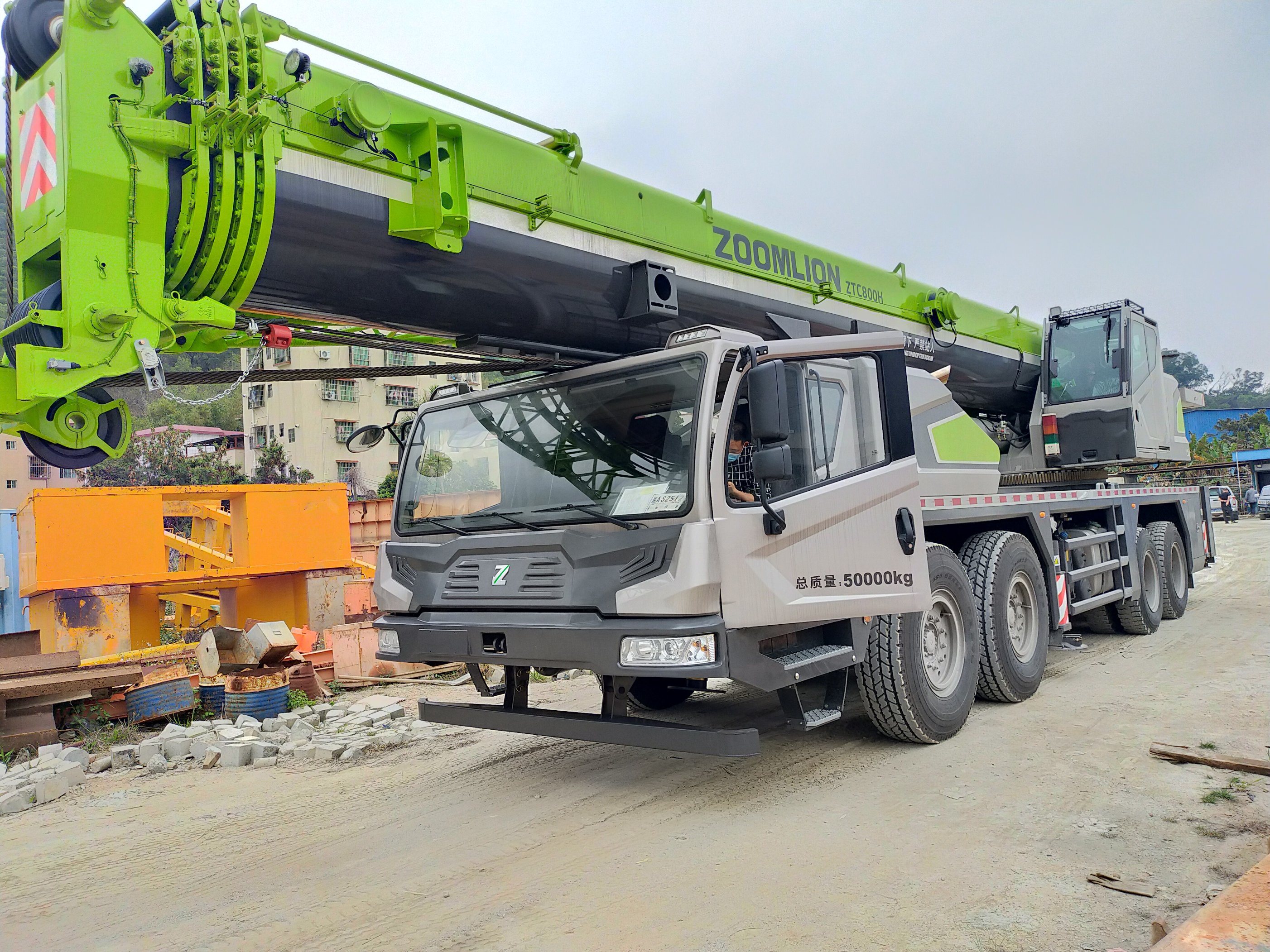 
                2022 nieuwe Zoomlion Ztc800V 80 ton telescopische giek hydraulische mobiele Truck kraan
            
