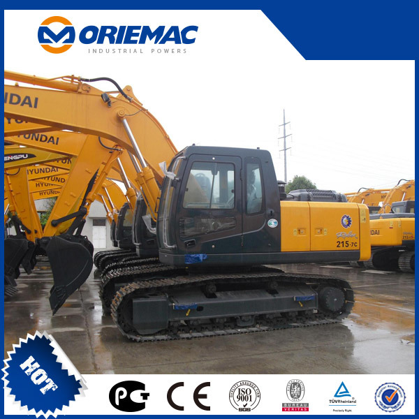 21 Ton Hyundai Crawler Excavator for Sale R215-7c