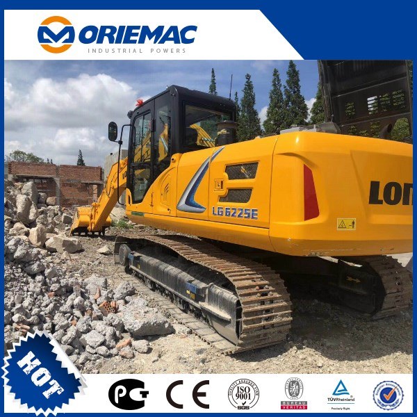 22tons LG6225e/Cdm6225 Lonking Brand New China Hydraulic Excavators with Breaker Hammer