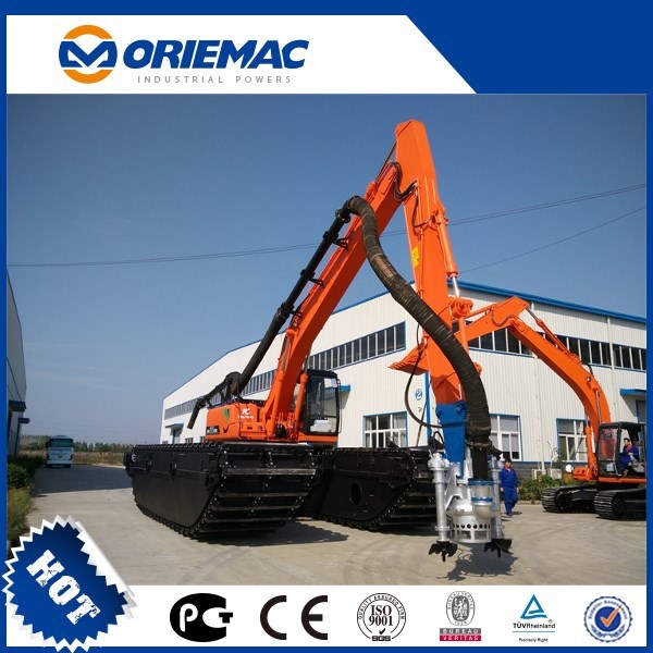 26ton Amphibious Excavator Sand Pump System Pontoon Excavator HK300SD