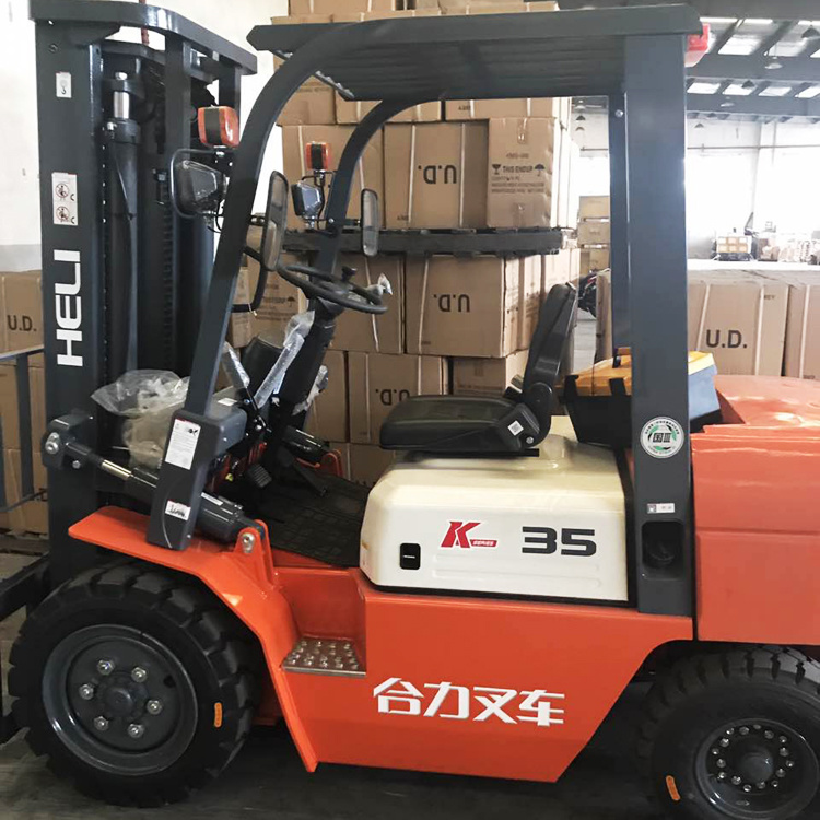 3.5 Ton Diesel Forklift Price Cpcd35 Heli Brand with Side Shift