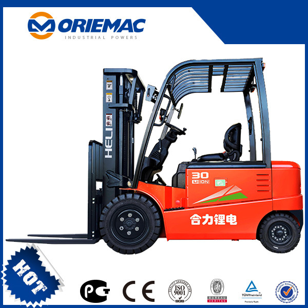 3 Ton China CE Certificated Electric Forklifts Truck for Sale Cpd30