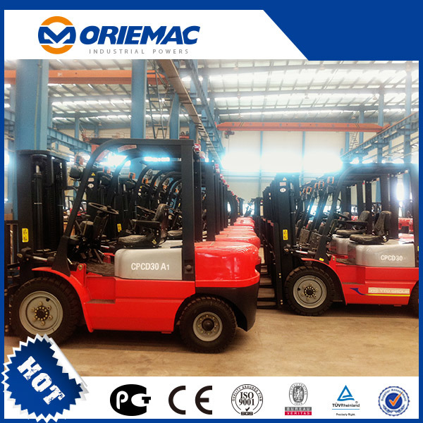 China 
                3 トンディーゼルフォークリフト Heli Forklift Cpcd30 テレハンドル
             supplier