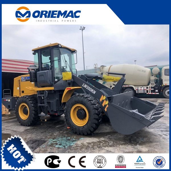 3ton Hydraulic Wheel Loader Lw300kn with A/C Pilot Control