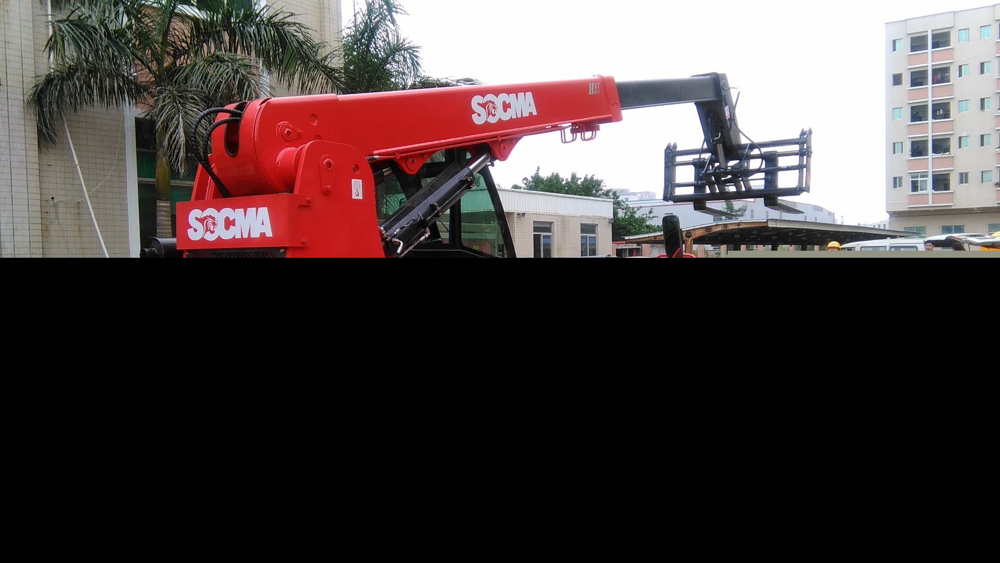 4 Ton Forklift Socma Hnt40-4 Telescopic Forklift Loader on Sale