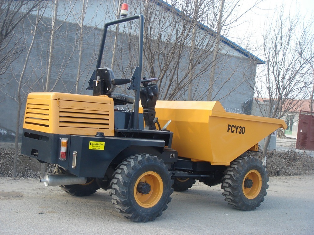 4WD 3 Ton Mini Concrete Dumper Fcy30 Tip Dumper