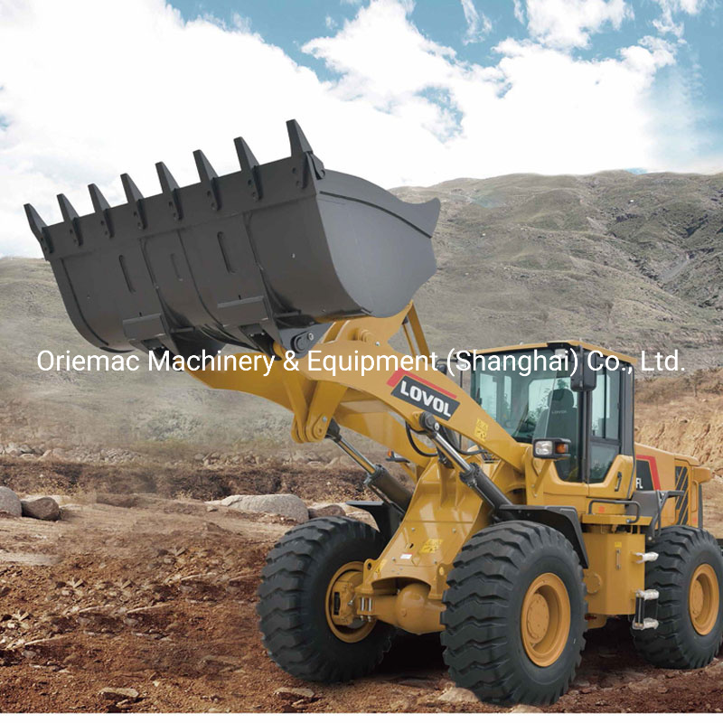 5% Discount New Lovol Front End Wheel Loader 5 Ton FL955f