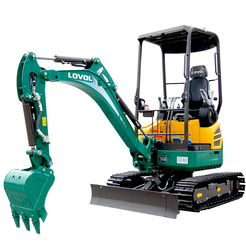 
                5% Discount New Lovol Mini Excavator Fr18e2-U 1.8 Ton Small Track Excavator Micro Digger
            