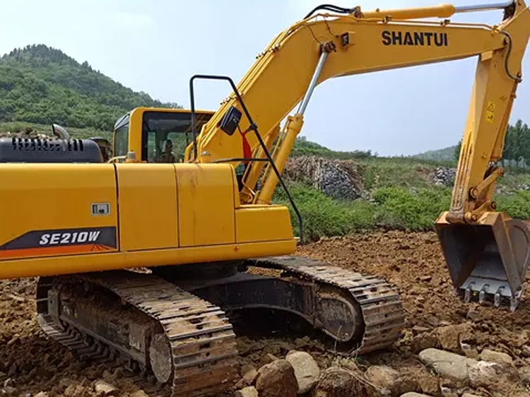 
                El 5% de descuento Shantui excavadora de cadenas hidráulico SE210W excavadoras 21 Ton.
            