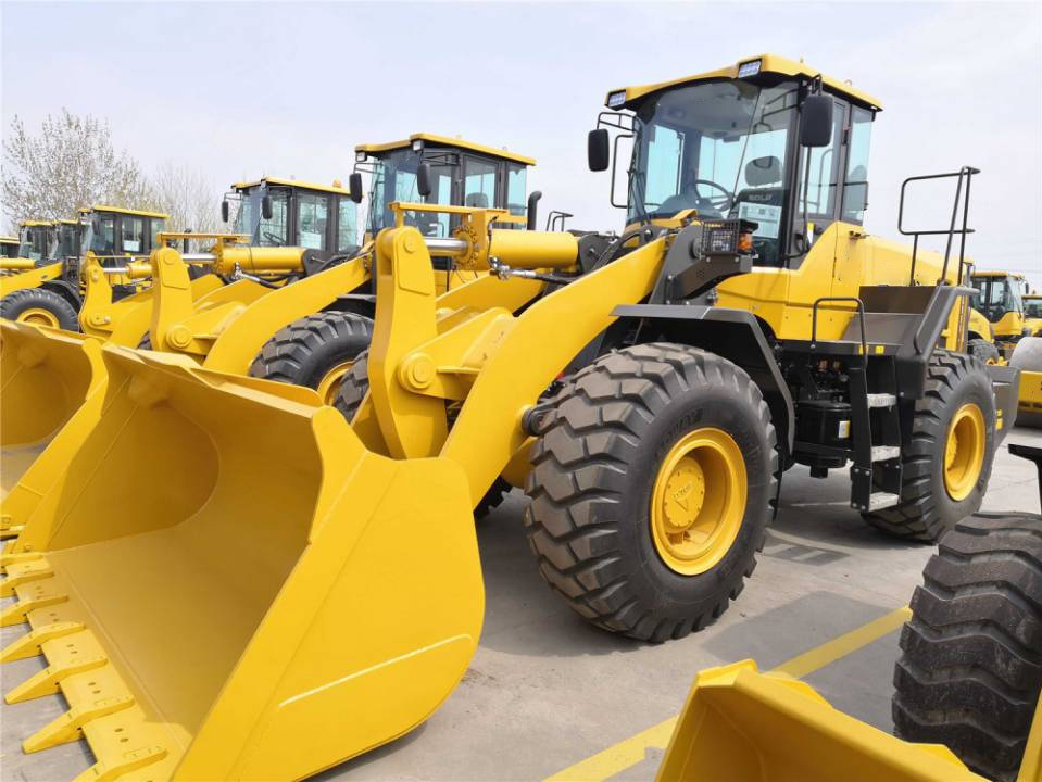 5 Ton Front Wheel Loader with High Dumping Bucket LG958L