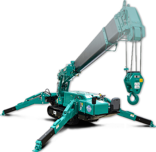 
                5 Ton Mini Spider Crawler Crane with Telescope Boom Spt499
            