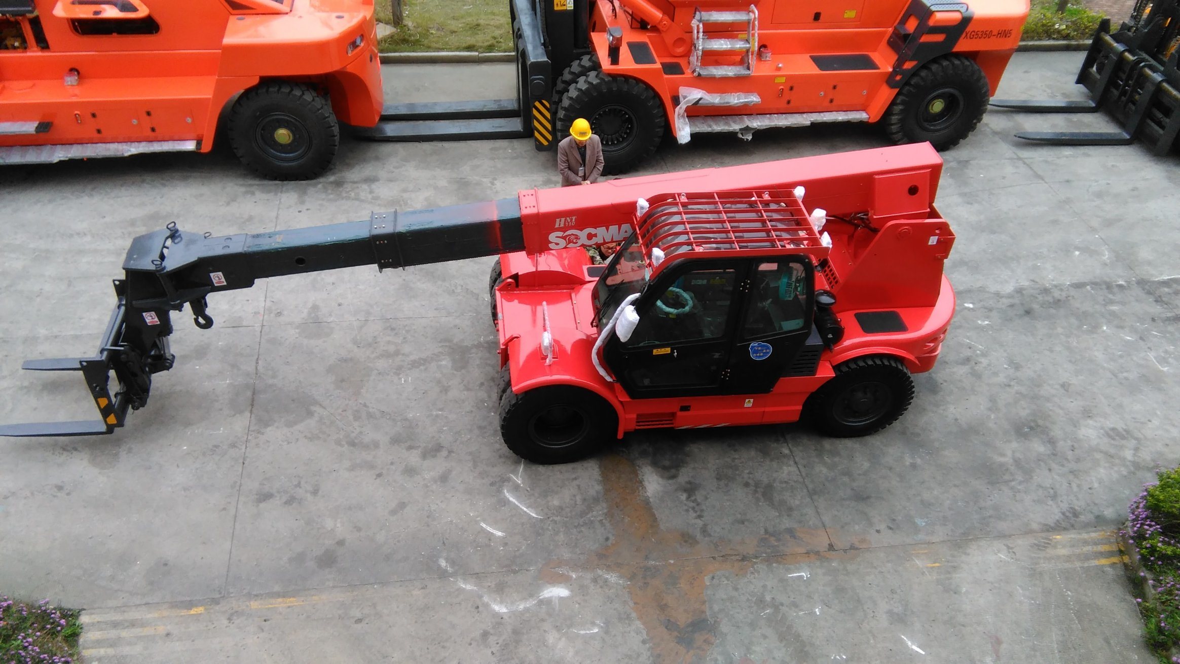 5 Ton Mini Telehandler Socma Hnt50h Telescopic Forklift on Sale