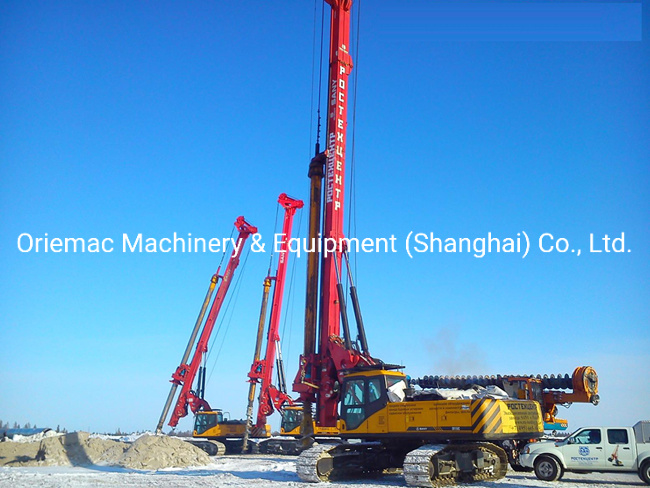 5% off New Rotary Drilling Rig Sr185c10 Piling Machinery Drilling Depth 59m/47m