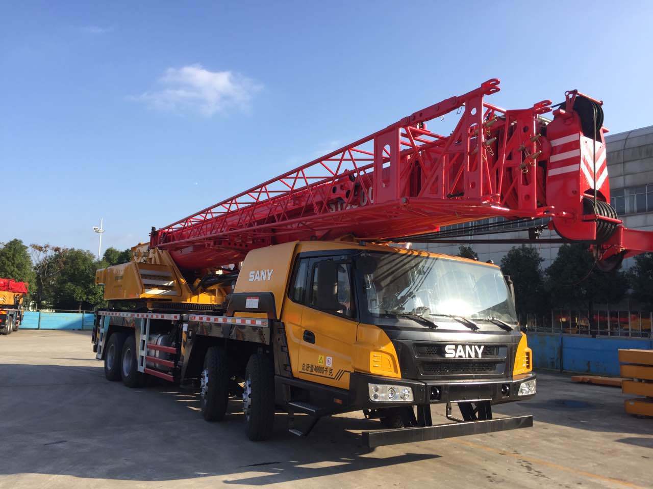 50 Tons Truck Crane with 5-Sections Boom Hot in Philippines Stc500s