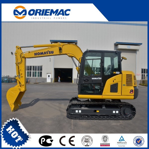 6 Ton Mini Crawler Excavator PC60-7 Good Price