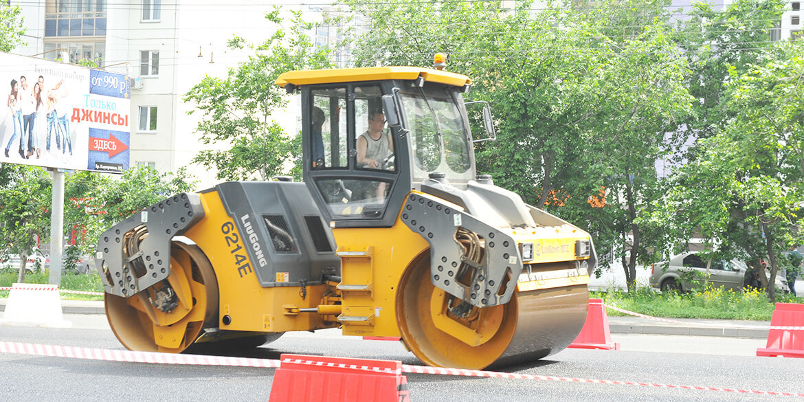 6214e 14000kg Double Drum Road Roller Liugong Brand Road Roller