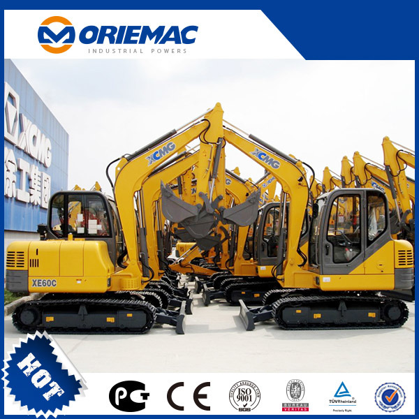 6ton Small Crawler Excavator Xe60d Mini Excavator