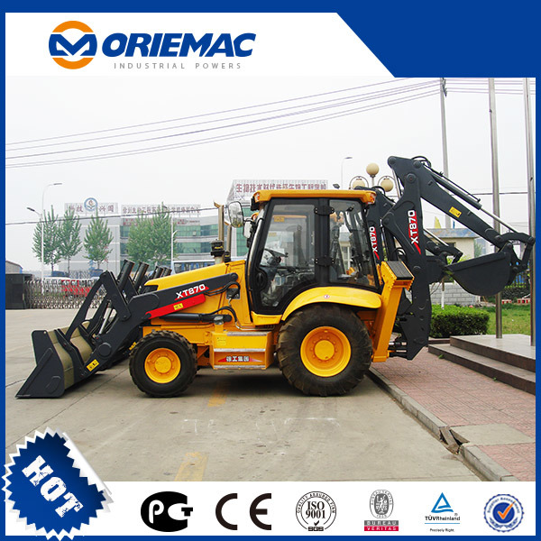 China 
                7300kg Xt870 Backhoe Loader with Euro III Engine
             supplier