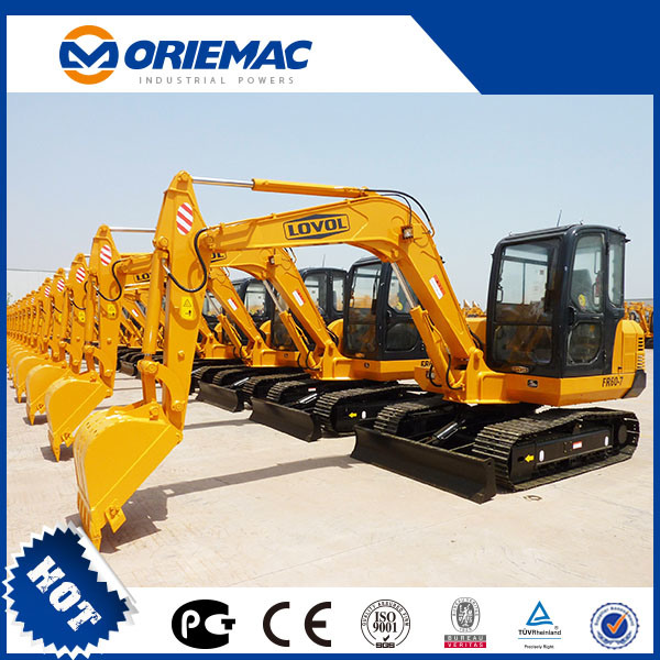 8 Ton Mini Excavator Fr80 with Hydraulic Hammer