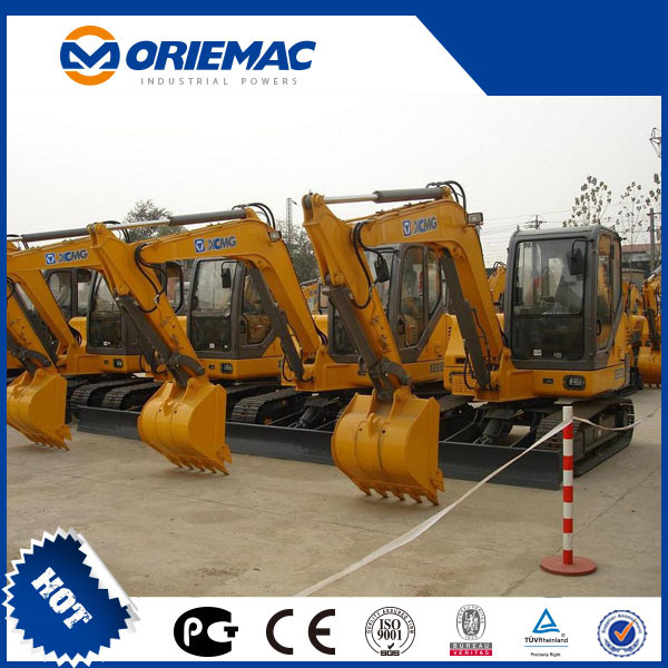 8 Ton Mini Hydraulic Crawler Excavator with Hammer Xe80