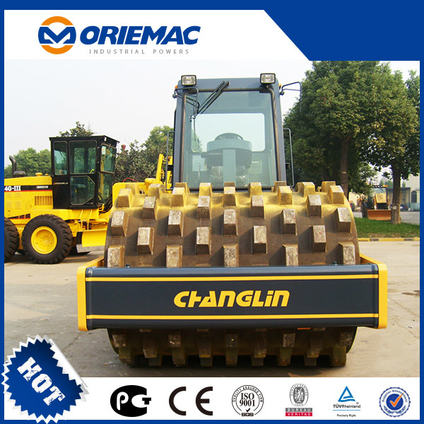 Brand New Changlin 12 Ton Vibratory Roller Yzk12HD with Sheep Foot Drum