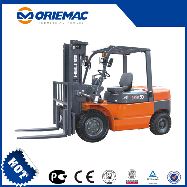 Brand New Heli 5ton Cpcd50 Diesel Forklift for Sale with Wood Clip
