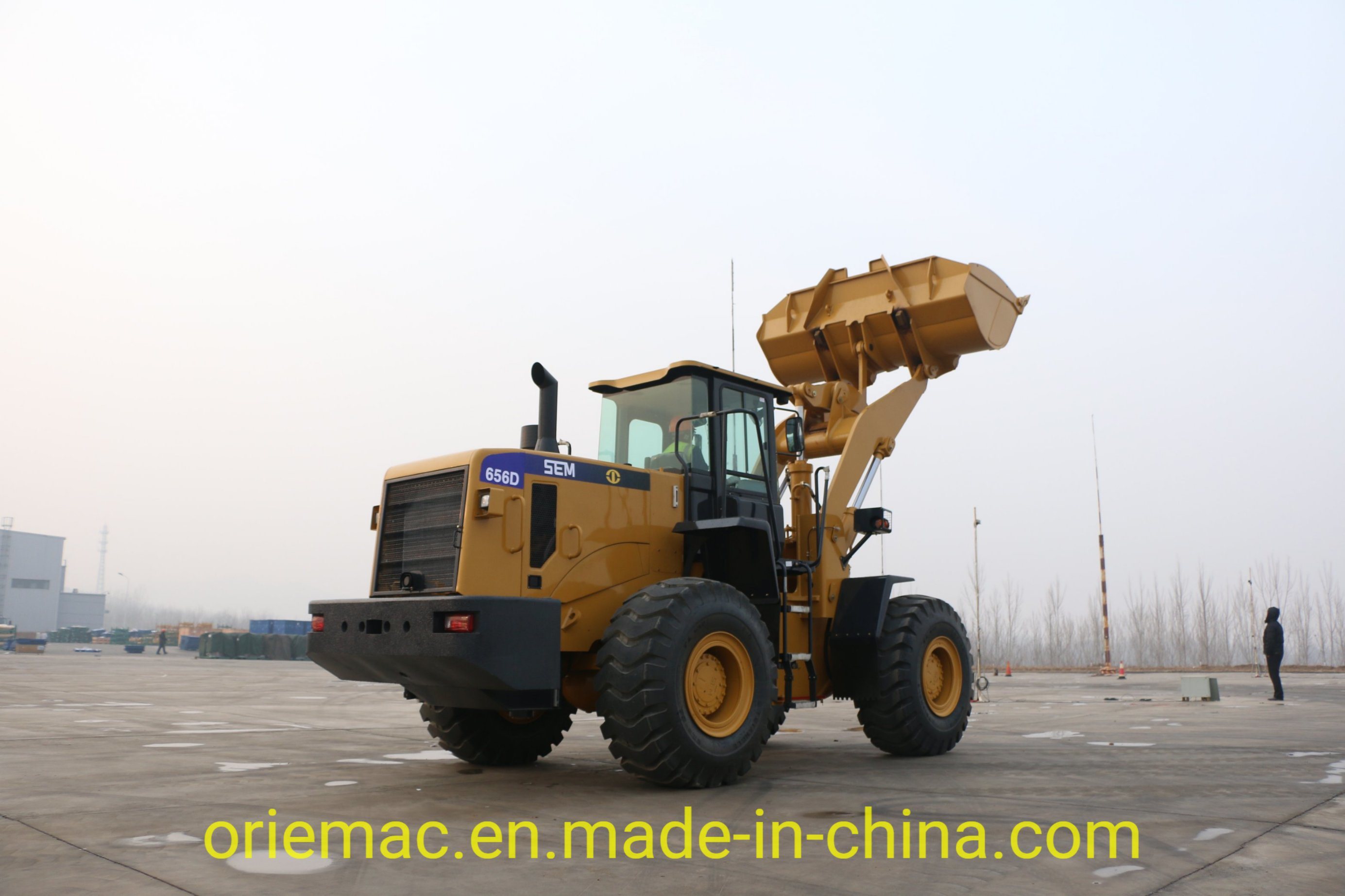 
                포크 포함 Caterpillar SEM 5톤 휠 로더 Sem656D
            