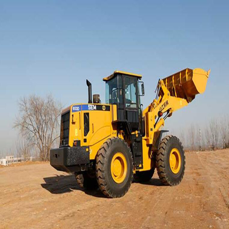 Cheap Chinese New 5 Ton Loader with Joystick and Hydraulic Control on Sale Sem655D