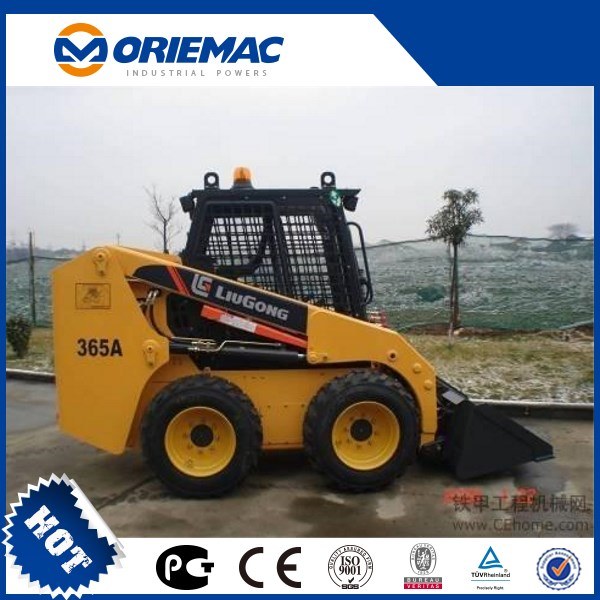 Cheap Construction Machinery Liugong Clg385b 4WD Mini Skid Steer Loader for Sale