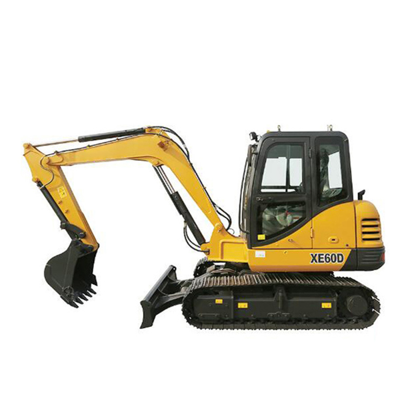 China 5/6ton Mini Digger with Hammer Xe60da Crawler Construction Machine Digger Excavators