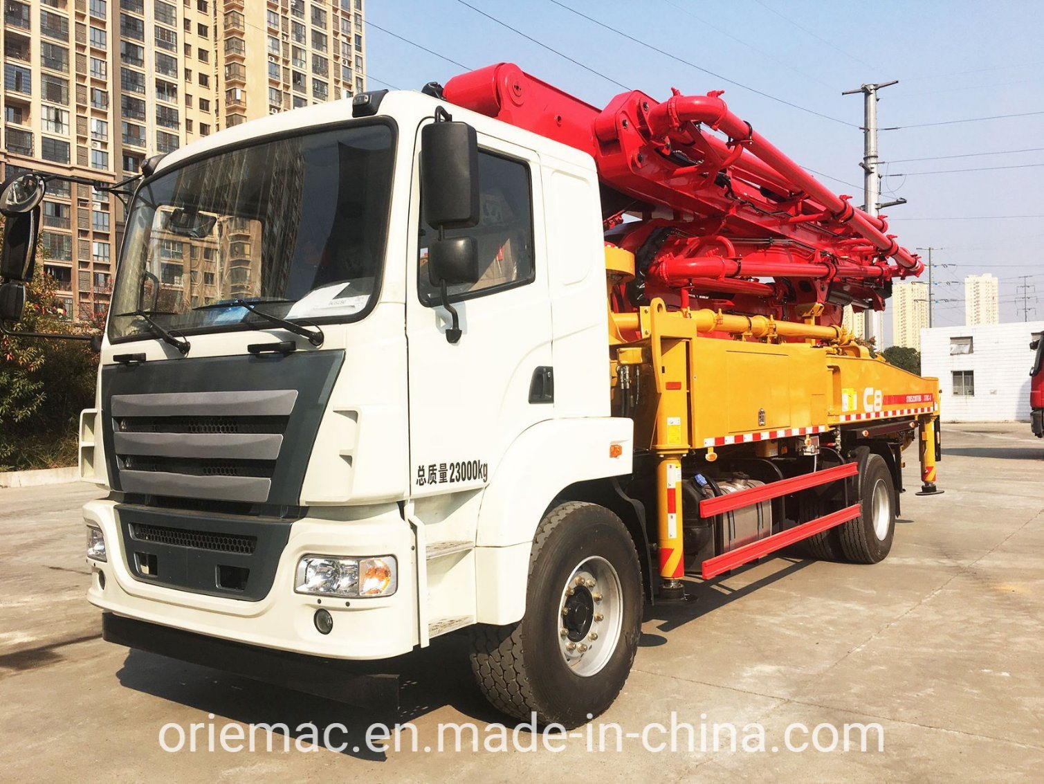 China 51m Truck Mounted Concrete Pump Sym5360thbes 510c-10