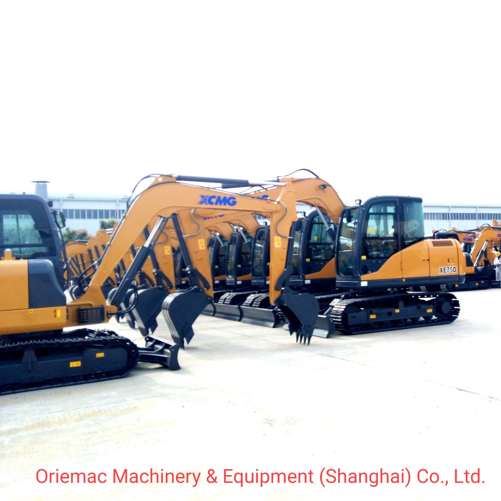 China 75 Ton Medium Crawler Excavators Machine Sy750h with Hammer