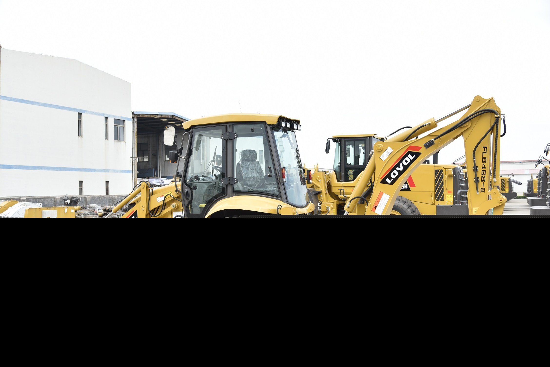 China Backhoe Loader 0.19m3 Digger Flb468-II Compact Wheel Loader