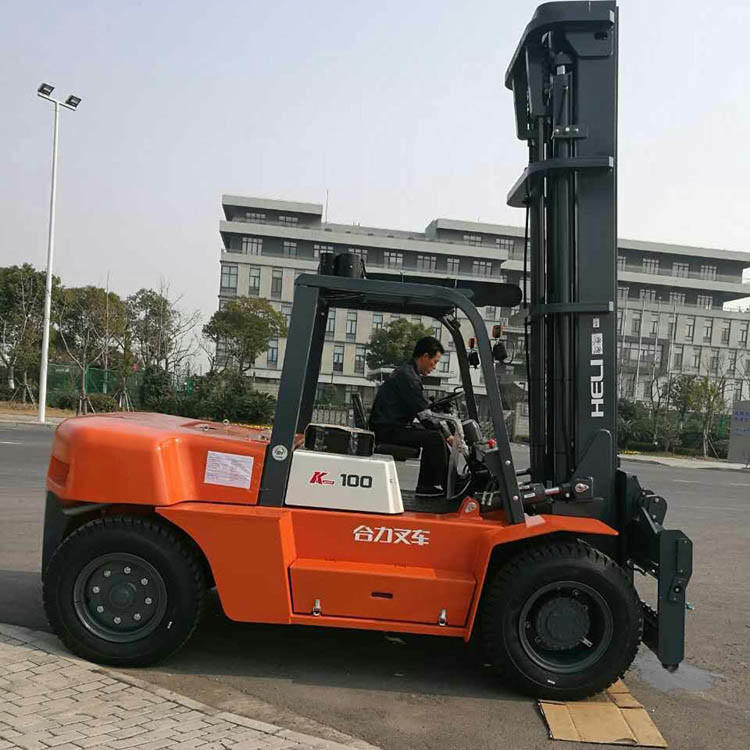 China Forklift Brand 10ton Cpcd100 All Terrain 7t 5t 10t Diesel Container Forklift for Sale